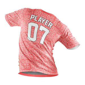 Camisetas de Entrenamiento de Fútbol Personalizadas para Hombre, Ligeras, Transpirables, Anti-UV, Anti-Humedad, Antibacterianas, de Manga Corta y Color Sólido - Product Image 5