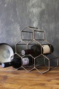 ที่วางขวดไวน์โลหะลายริบบิ้นงานฝีมือยูนิคอร์น – ของตกแต่งบนโต๊ะ - Product Image 1