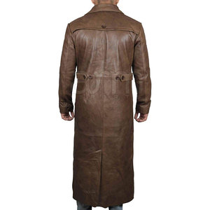 Abrigo de Cuero para Hombre, Diseño 2026, Personalizado, de Alta Calidad, Abrigo Largo de Invierno, Precio al por Mayor - Product Image 2