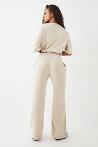<b>Women</b> Grey Wide Leg Sweatpants High Waist Drawstring Casual Loose Fit <b>Lounge</b> <b>Trousers</b> Straight Leg Jogger Pants Wholesale Wear - Product Image 6