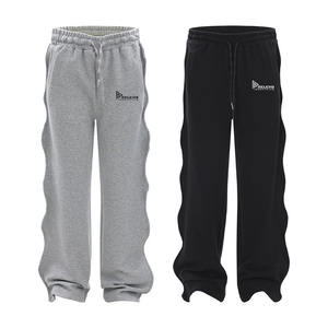 Nuevo y Elegante Conjunto Casual al por Mayor de Secado Rápido, Transpirable y Ecológico, 100% Algodón, Diseño de Líneas en Zigzag, Forro Polar, Cierre con Cordón - Product Image 1