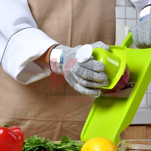 Cut Resistant Safety Work <b>Gloves</b> HPPE <b>Knitted</b> Liner Nitrile Palm Coating Anti Slip Flexible Protective <b>Gloves</b> for Industrial - Product Image 2