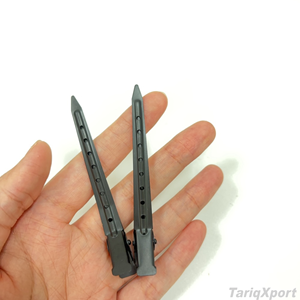 Pinces à cheveux en métal personnalisées avec logo d'entreprise et pinces à cheveux promotionnelles en fer pour filles, outil de maquillage - Product Image 6