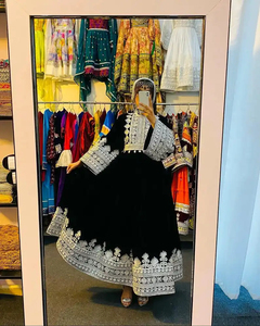 Handmade Traditional Kuchi <b>Dress</b> For Women Embroidered Afghan Festival <b>Dress</b> Lace Pushtu Culture Floor Length Afghan Kuchi <b>Dress</b> - Product Image 3