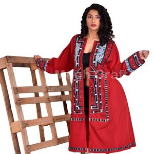 Tradicional Vintage bordado a mano Balochi Top y Kuchi Frock-Vestido Balochi bordado a mano ELEGANCE MEGH CRAFT Marca En stock - Product Image 1