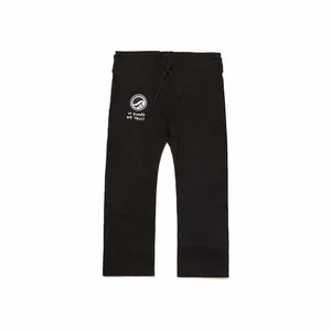Kimono de Jiu Jitsu Brasileño Shoyorol, Color Negro, Transpirable, Duradero, de Secado Rápido, Corte Holgado, Uniforme de Artes Marciales, 100% Algodón - Product Image 6