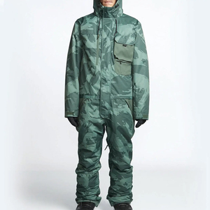 Combinaisons de ski unisexes personnalisées, chaudes, imperméables, avec fermeture éclair, pour le snowboard, le patinage sur glace, la compétition, les courses, les montagnes - Product Image 1