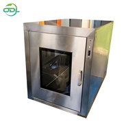 Boîte de passage de verrouillage GMP de haute qualité Sus304 transfert dynamique statique à travers la boîte de passage de fenêtre pour salle blanche