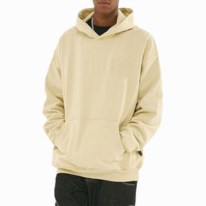 Sweat-shirts et hoodies surdimensionnés pour hommes 100% coton, impression numérique personnalisée avec logo, molleton épais et lourd pour la saison hivernale - Product Image 1