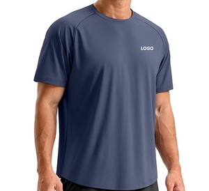 Camiseta Deportiva Rosa Transpirable con Estampado de Secado Rápido para Hombre, Cuello Redondo, Manga Corta, Camiseta Deportiva con Logotipo Personalizado, Top de Entrenamiento - Product Image 5