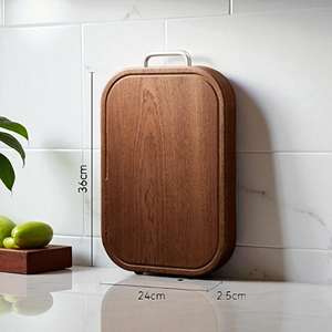 Tabla de Cortar de Madera Hecha a Mano, Duradera, con Acabado Elegante y Liso, Herramienta Esencial para la Cocina, para Preparar y Servir Alimentos - Product Image 4