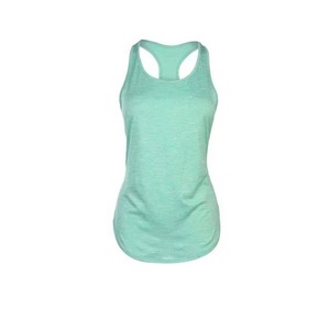 Camiseta sin mangas deportiva al por mayor, camiseta sin mangas transpirable de secado rápido, camiseta sin mangas de yoga de alta elasticidad, camiseta sin mangas clásica de color liso - Product Image 2