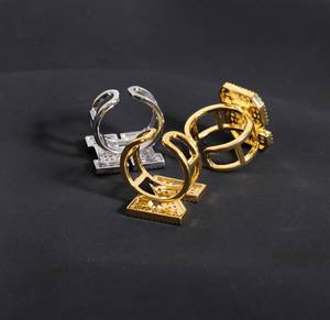 Anillo de Plata de Ley con diseño de Cartas de Póker Royal Flush, con incrustaciones de Circonita Cúbica y Moissanita, Anillo de Declaración, Joyería de Casino, Regalo para Hombres y Mujeres - Product Image 6