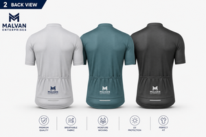 Maillot de Ciclismo Unisex Premium de Manga Corta con Logotipo Frontal, Impresión por Transferencia Térmica Personalizada, de Secado Rápido, Spandex/Poliéster, Marca Coltrax - Product Image 2