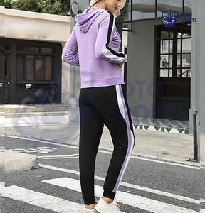 ชุดวอร์มวิ่งผู้หญิง ดีไซน์ใหม่สุดฮิต น้ำหนักเบา ระบายอากาศได้ดี สวมใส่สบาย พร้อมซิป  รับออกแบบโลโก้ตามสั่ง ลดราคาพิเศษ - Product Image 3