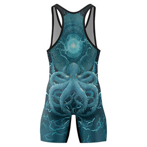 Singlet de Lucha Libre para Hombre, Sublimado, para Gimnasio, Fitness, Culturismo, sin Mangas, para Jóvenes - Product Image 2