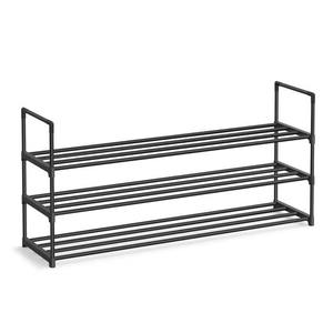 Metal Double Tier <b>Shoe</b> <b>Rack</b> with Modern Design for <b>Door</b>/Wall Mounting Ensures Long-Lasting Support for All Footwear - Product Image 2
