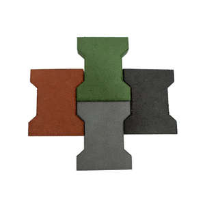 Losetas de Caucho Supersafe Más Vendidas, Grosor Personalizado, Colores Pigmentados, Diseño Dogbone 200x160mm, Antideslizantes e Impermeables 1 - Product Image 5