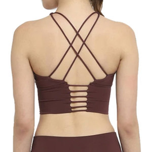 Women's Front Logo High Waist Yoga Set 2-Piece 100% Cotton Breathable Quick-Dry Regular Fit Solid <b>Pattern</b> - Product Image 5