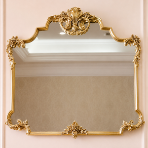 Luxury Gold Rococo <b>Wall</b> <b>Mirror</b> Ornate Baroque Frame Decorative Bathroom Bedroom Living Room Home Decor Accent <b>Mirror</b> - Product Image 1