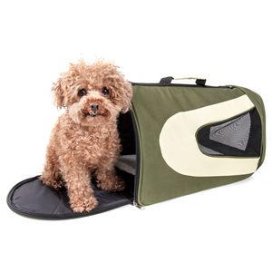 Trasportino per Animali Domestici Sportivo in Rete Approvato dalle Compagnie Aeree, Design Pieghevole con Cerniera - Product Image 1