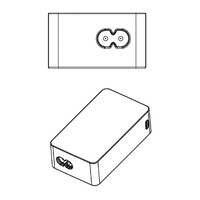 Chargeur rapide USB Type-C PD 60W certifié médical et ITE avec technologie GaN QC4.0/PD3.0 pour la charge d'ordinateurs portables/tablettes, certifié TUV CE FCC ROHS