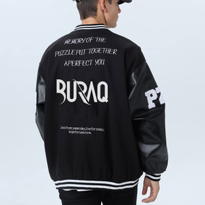 Chaqueta Varsity Formal Personalizada para Hombre, Mezcla de Lana, Estilo Béisbol, con Logotipo Frontal - Product Image 2