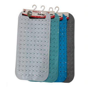 Alfombrillas de Baño Antideslizantes Modernas de 40*90CM, Alfombrillas de Plástico de Color Sólido para el Hogar, Seguridad en el Baño, Paquete Mixto - Product Image 2