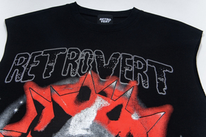 T-shirt sans manches rétro pour homme – Nouvelle collection d'été tendance, décontracté, ample, pour le sport, le fitness, le basketball – Vente en gros, personnalisable - Product Image 4