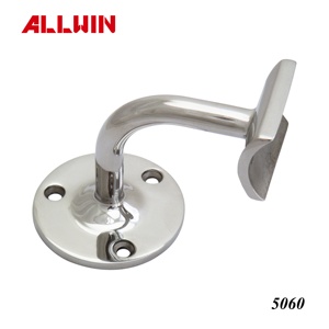 Modern Design Wall Mount Bracket Saddle Post Pattern Stainless Steel Handrail for Hotels Stairs Villas Malls Glass <b>Deck</b> - Product Image 4