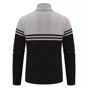 เสื้อสเวตเตอร์ขนนุ่มบุขนหนาสำหรับผู้ชาย รุ่นใหม่ประจำฤดูใบไม้ร่วงและฤดูหนาว ปี 2025 คอเต่าครึ่งตัว - Product Image 2