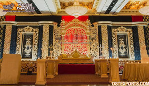 Impresionante occidental decoración de escena de boda mejor boda escenario para venta boda montaje fabricante - Product Image 3