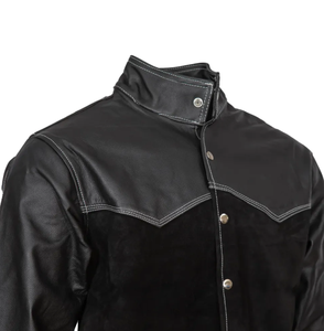 Blouson Bomber Unisexe en Cuir Véritable avec Doublure en Peau de Mouton, Bordure en Fourrure, Fermeture Éclair Tricotée, Manches Longues, Écologique, Vintage, Hiver, Coton - Product Image 5