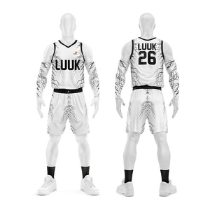 Modern Basketball Uniform with Custom Trim Colors Custom Neckline and Personalized Team Artwork Design - Product Image 6