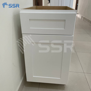 Gabinetes de Cocina Modulares Ecológicos, Puertas de MDF, Estructura de Madera Contrachapada, Diseño Moderno Shaker, Diseño Personalizable, Pintados - Product Image 3