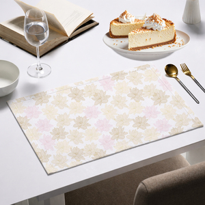 Cotton Fabric Table <b>Placemats</b>, Durable Washable Heat Resistant Dining Mats for Everyday Use - Product Image 3