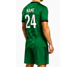 Vêtements de football en polyester 100% imprimés par transfert thermique en gros, ensembles complets, couleurs personnalisées, prix bas, uniformes - Product Image 4