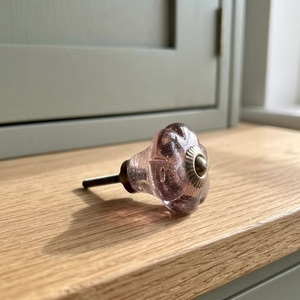 Traditional <b>Ceramic</b> Flower <b>Drawer</b> <b>Knob</b> with Industrial Design Melon Shape for Furniture Home Office Durable Eco-Friendly Handle - Product Image 4