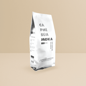 Café molido Moka vietnamita a base de Arábica con textura cremosa, fuerte sabor amargo y suave aroma de café - Product Image 5