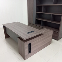 HPL mobilier de bureau de direction stratifié haute pression en forme de L bureau de direction