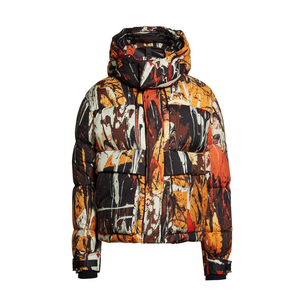 <b>Plus</b> <b>Size</b> Hot Selling OEM Women's Performance Hooded Short Puffer <b>Jacket</b> Quilted Polyester Filled Winter Knitted - Product Image 3