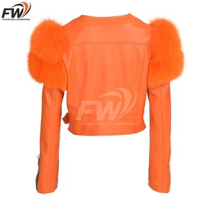 Veste en cuir pour femme, entièrement personnalisable, confortable, nouvelle arrivée, OEM, faible MOQ, haute qualité, en vente au meilleur prix. - Product Image 3