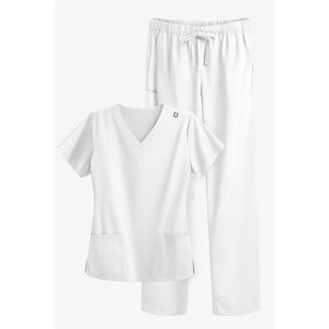 OEM New High Quality Beauty Salon Scrubs Uniforms Custom Logo Medical Scrubs <b>Sets</b> for Women <b>Doctors</b> Nurses - Product Image 3