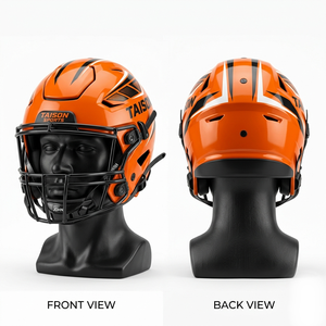Premium <b>ABS</b> Polycarbonate American Football Mask 320 GSM Neon Green Matte Finish Custom Sublimation Heat Transfer Logo - Product Image 5