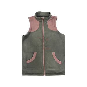 Gilet en polaire vert olive de haute qualité, veste sans manches décontractée pour l'automne, unisexe, pour l'extérieur - Product Image 1