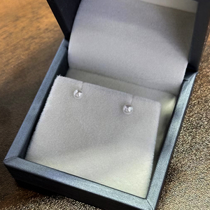 Véritables <span class=keywords><strong>perles</strong></span> d'eau douce naturelles, boucles d'oreilles de taille bébé, forme ronde parfaite 4-5mm avec <span class=keywords><strong>aiguille</strong></span> en argent 925 <span class=keywords><strong>pour</strong></span> bijoux - Product Image 4
