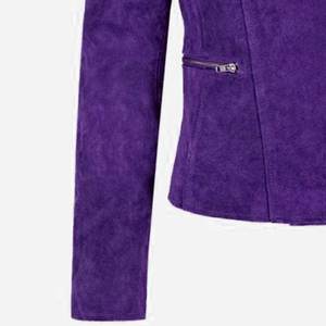 Nuevas Chaquetas Moradas Personalizadas con Logotipo RTS para Mujer, Chaqueta Vintage para Invierno, Abrigos de Cuero de Alta Gama, Chaqueta Bomber Genuina, Estilo Urbano - Product Image 6