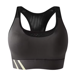 Women's High Support Racerback Sports Bra Removable <b>Pads</b> Front Option Bamboo/Spandex Fabric-Quick Dry Eco-Friendly for Yoga - Product Image 6