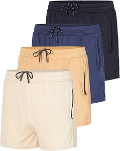 กางเกงขาสั้นชายหาดสำหรับออกกำลังกายฤดูร้อนคุณภาพสูงแบบสั่งทำพิเศษสำหรับผู้ชาย เอวกลาง ผ้าทอ มีเชือกผูก ลายพิมพ์ - Product Image 1