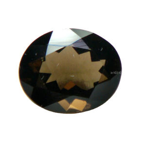 Cuarzo ahumado Natural, 7x5mm, forma ovalada, piedra tallada calibrada, tamaño de anillo, pendiente, joyería, color marrón, cuarzo ahumado - Product Image 1